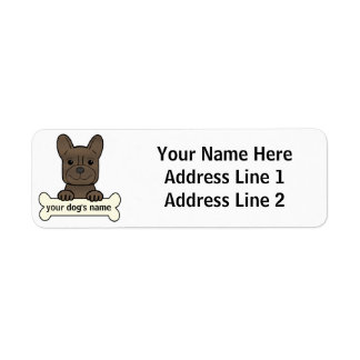 French Bulldog Return Address Labels & Templates | Zazzle