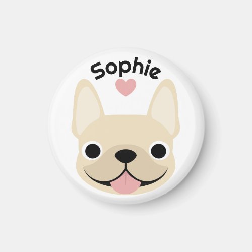 Personalized French Bulldog Magnet, Frenchie gift Magnet