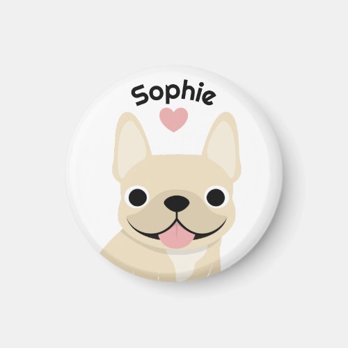 Personalized French Bulldog Magnet, Frenchie gift Magnet