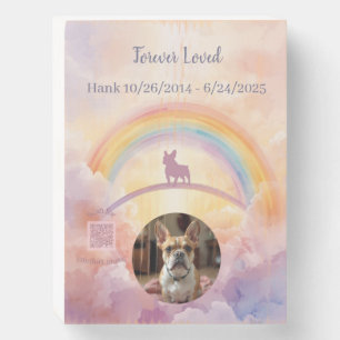 Personalized French Bulldog Memorial Wood Sign