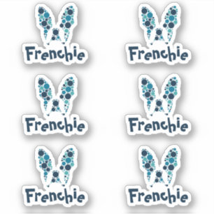 Personalized French Bulldog Name  Sticker
