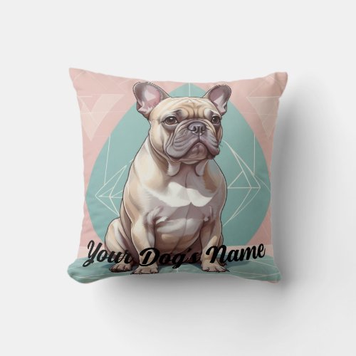 Personalized French Bulldog Pillow