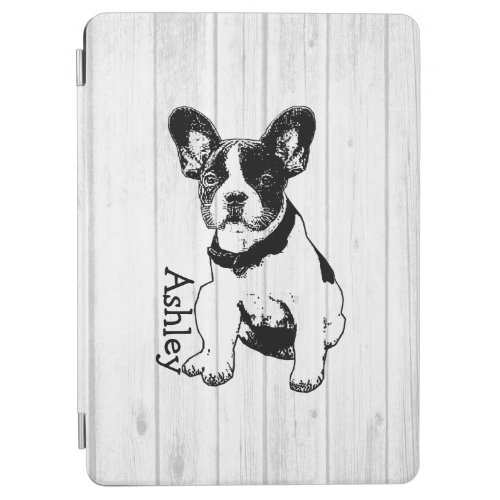 Personalized French Bulldog Puppy Pick Your Color iPad Air Cover