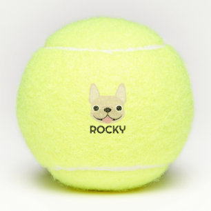 Personalized French Bulldog Tennis Balls, dog ball