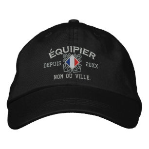 Personalized French Crew Nautical Embroidery Embroidered Baseball Hat