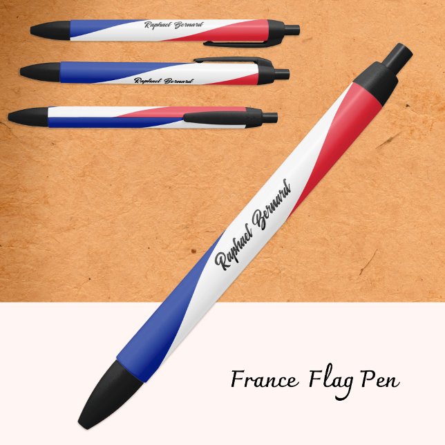 Personalized French Pen, French Flag, France Pen (Creator Uploaded)