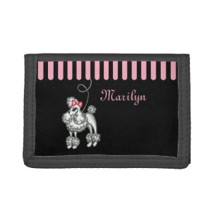 Personalized French Poodle Wallet