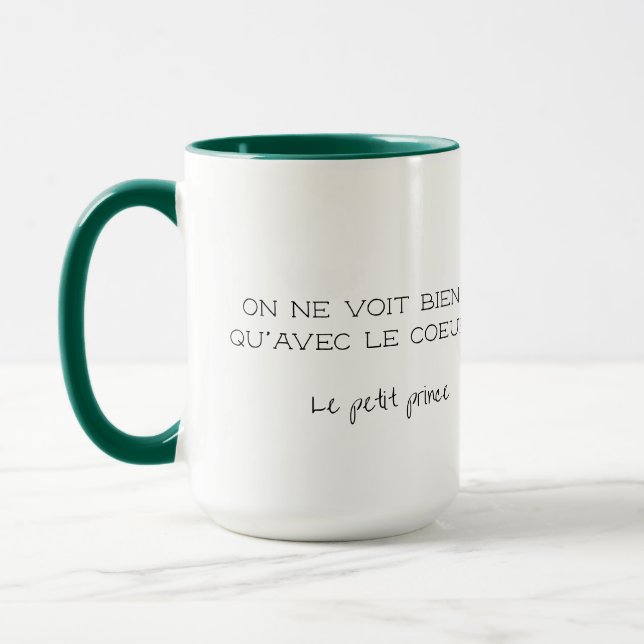 Personalized French Quote Mug (Left)