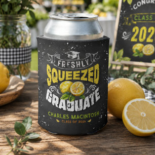 Personalized Freshly Squeezed Graduate Can Cooler
