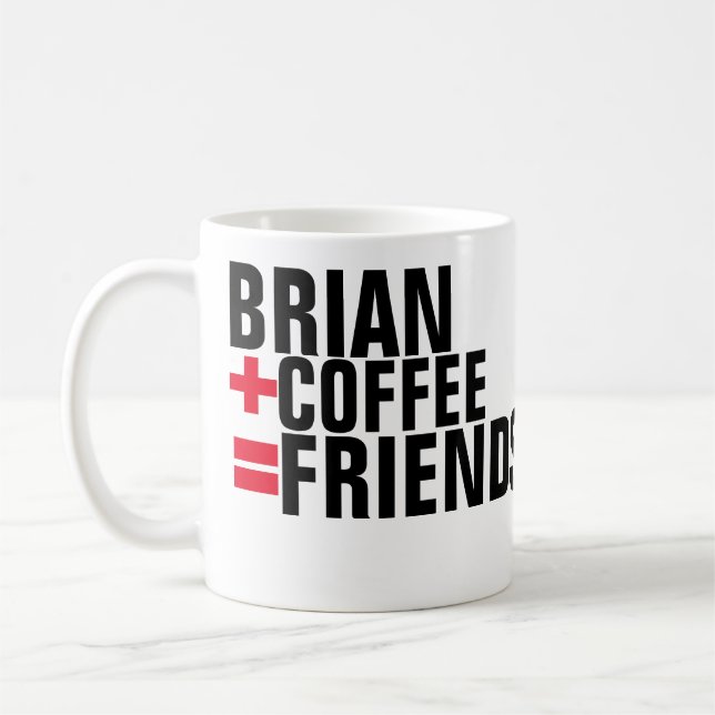 personalized friends coffee mug (Left)