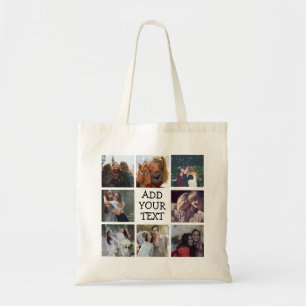 Personalized Friends & Family Photo Collage  Tote Bag