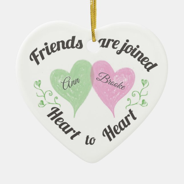 Personalized Friends Ornament (Front)