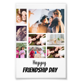 Personalized Friendship Day 8 Photo Collage  