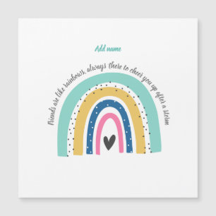 Personalized friendship Rainbow & phrase