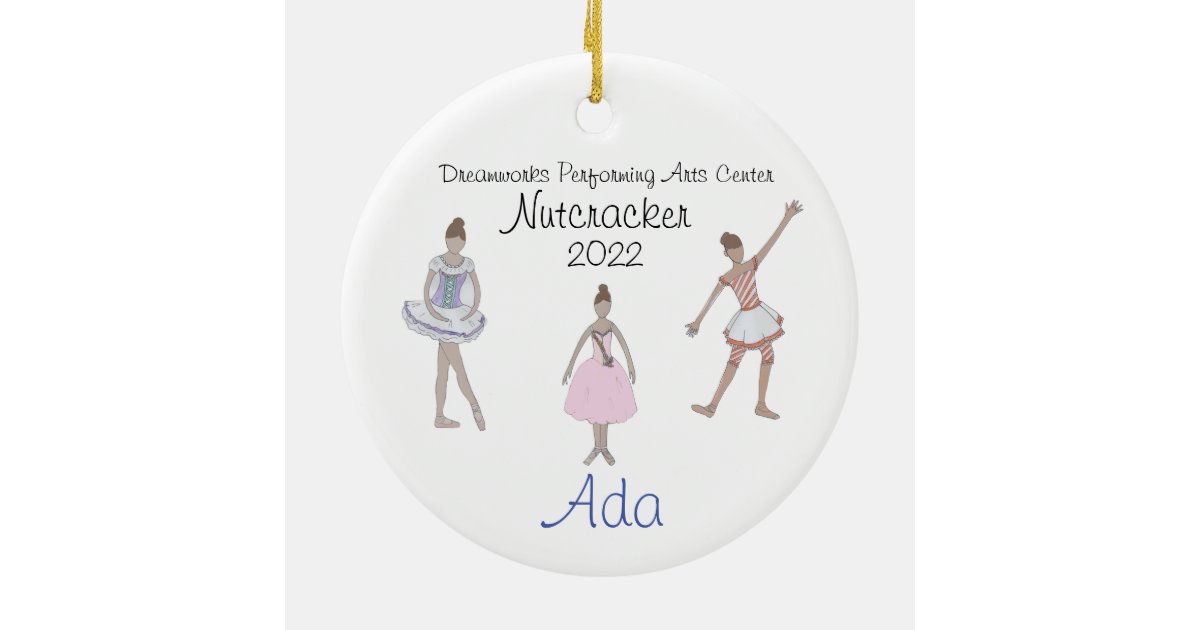 Personalized Fritz/Solider/Flower Nutcracker Ceramic Ornament Zazzle