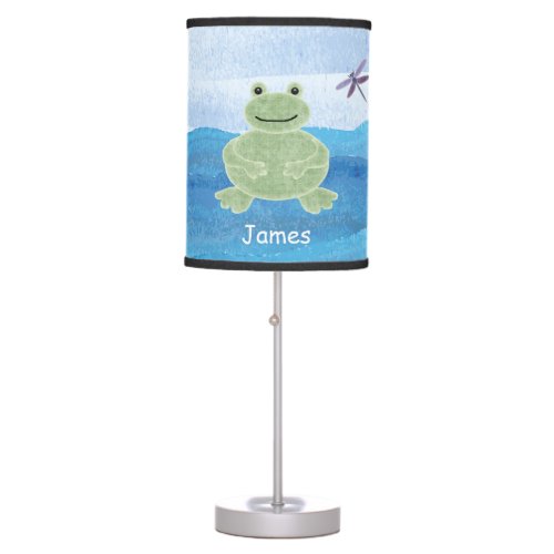 Personalized Frog Lamp