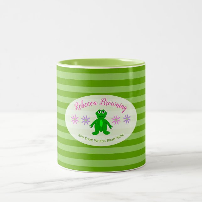 Personalized Frog Mug (Center)