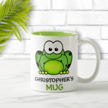 Personalized Frog Mug