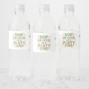Personalized Frog Toddler Kids Boy Girl Birthday Water Bottle Label