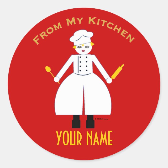 Personalized “From My Kitchen...” Sticker