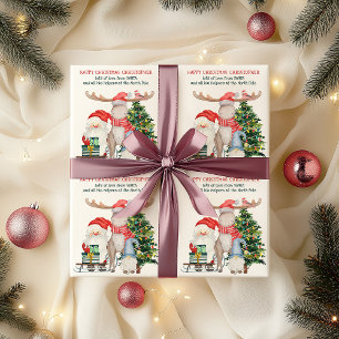 Personalized from Santa and His Helpers Wrapping Paper