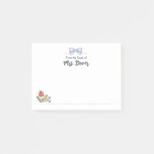 Personalized From the Desk of Teacher Sticky Notes