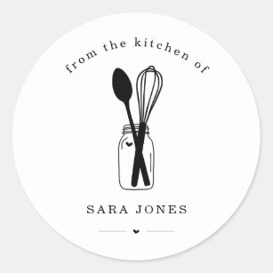 Kitchen Utensils (Yellow) Sticker for Sale by ArtByDecember