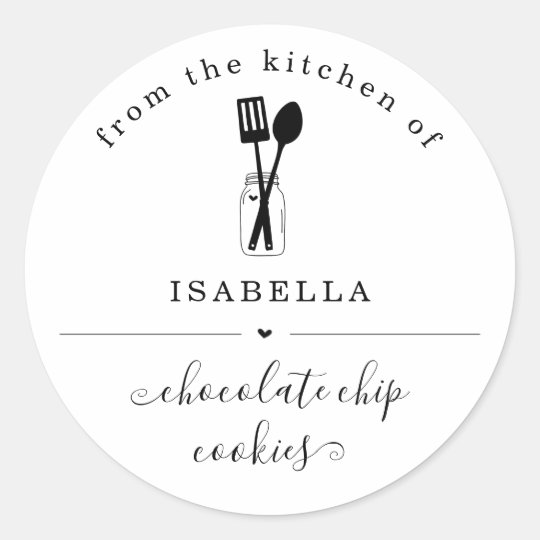 Personalized From the Kitchen of Sticker