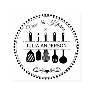 Personalized From the Kitchen Self-inking Stamp