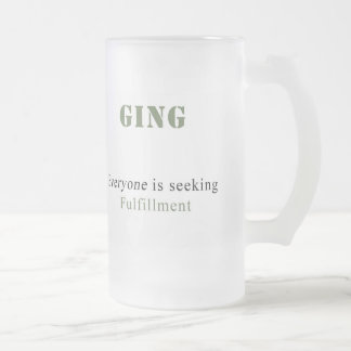 Personalized Frosted Mug