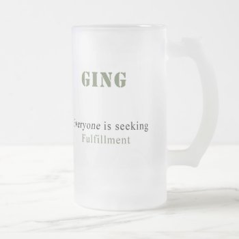 Personalized Frosted Mug by katootwo at Zazzle