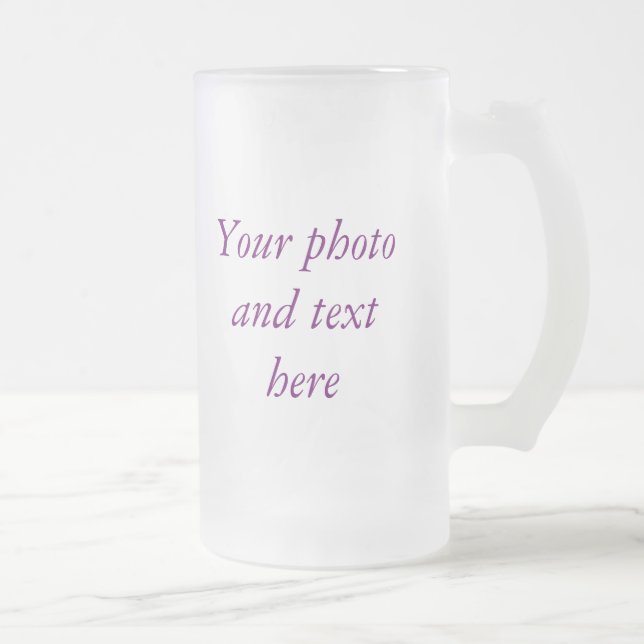 Personalized frosted mug (Right)