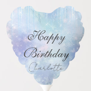 Personalized Frozen Icicles Balloon