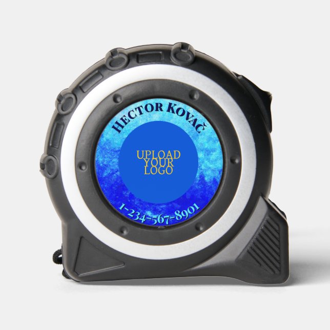 Personalized Frozen Logo Tape Measure (Front)