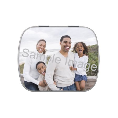 Personalized Full Size Color Photo Candy Tin