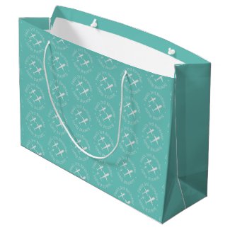 Personalized Fun Airplanes on Teal Kids Birthday