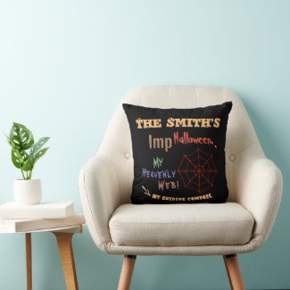 Personalized Fun & Colorful Halloween Spider Web