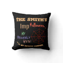 Personalized Fun & Colorful Halloween Spider Web