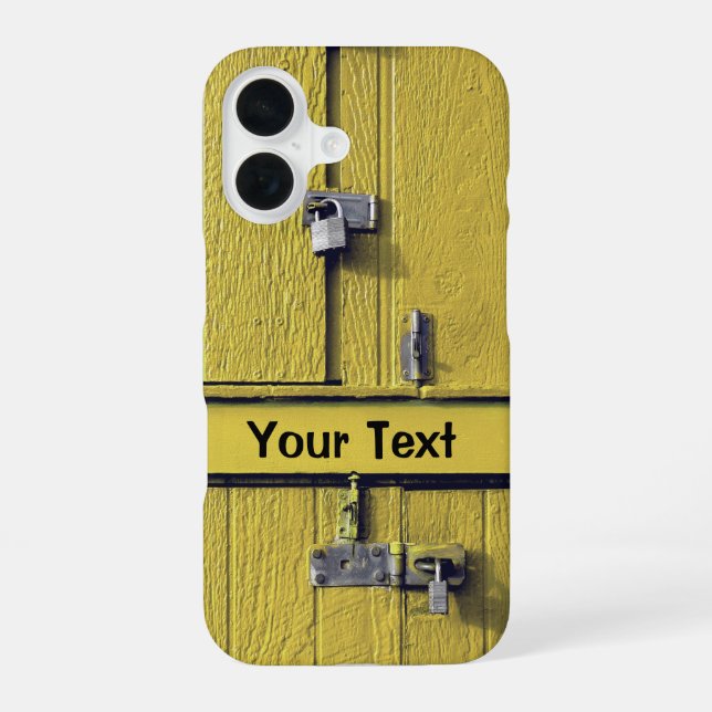 Personalized Fun Cool Unique Monogram Great Gift iPhone Case (Back)