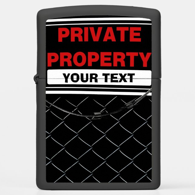 Personalized Fun Cool Unique  Zippo Lighter (Front)