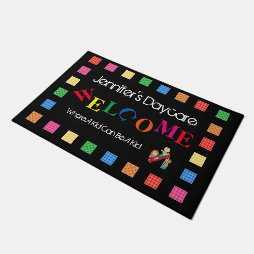 Personalized Fun Daycare Welcome Doormat