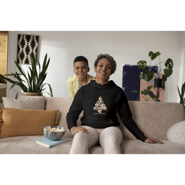 Personalized Fun Family Christmas 11 Photo Collage Hoodie (Creator Uploaded)