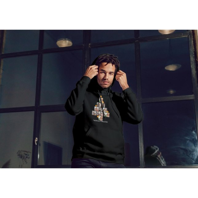 Personalized Fun Family Christmas 11 Photo Collage Hoodie (Creator Uploaded)