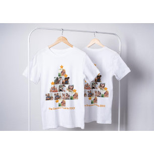 Personalized Fun Family Christmas 11 Photo Collage Infant T-shirt