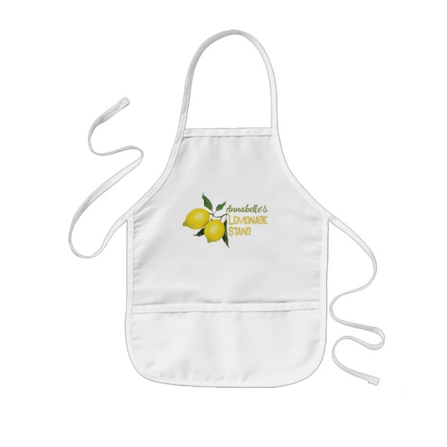 Personalized Fun Kids Lemonade Stand Kids' Apron (Front)