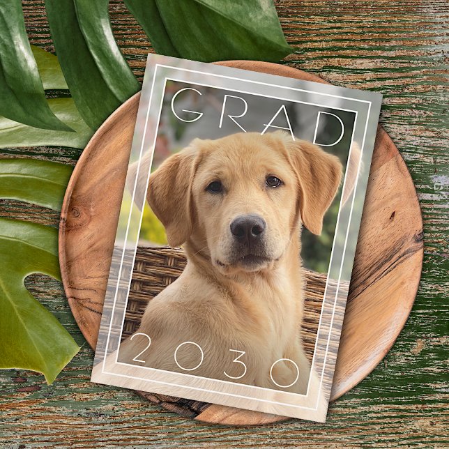 Personalized Fun Puppy School Graduation Announcement (Creator Uploaded)