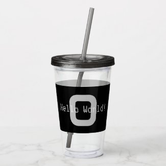Personalized Fun Typography Elegant Black White