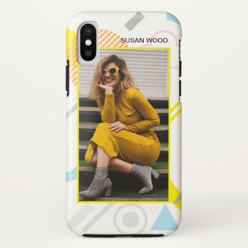 Personalized Funky Abstract Photo iPhone X Case