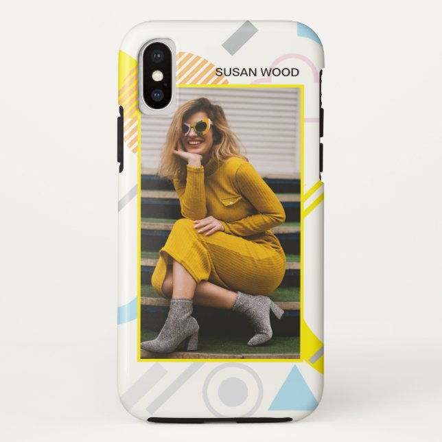 Personalized Funky Abstract Photo Case-Mate iPhone Case (Back)