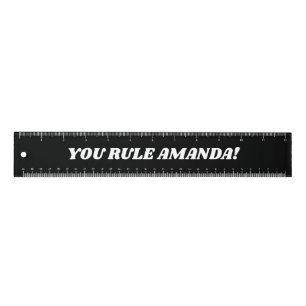 Personalized funny 12 inch ruler for school
